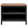 Image de Ilot de Cuisine Melina 124cm Noir & Chêne