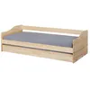 Image de Lit Enfant Gigogne Léana 90x200cm Naturel