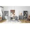 Image de Inter Link Commode LUZERNA 3.1 Gris sépia bois massif