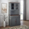 Image de Buffet Luzerna 5.1 Gris Sépia Bois Massif