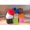 Image de Boîte de rangement pliable - Winny - Tissu - Brun - 31x31x31 cm - Avec anneau en métal