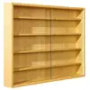 Image de Vitrine Etagère Murale ACQUARIO 5 Niches Imitation Hêtre 99800760