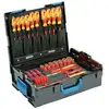 Image de Kit d'outils complet de 53 pièces dans l-boxx® pour électriciens - gedore Werkzeugkoffer bestückt
