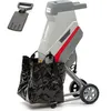 Image de Broyeur de végétaux électrique 2500W 2 Lames acier trempé Branches jusquà 45mm Sac 45L IKRA