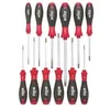 Image de Jeu de tournevis SoftFinish Wiha - 12 pièces - Rouge et noir