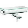 Image de Mitigeur thermostatique - Hansgrohe - Ecostat Select - Blanc/chromé - Verre - Montage mural