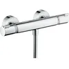Image de Mitigeur thermostatique douche HANSGROHE Ecostat Comfort - Chromé - 2 poignées - flexible de raccordement