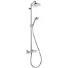 Image de Colonne de douche avec mitigeur thermostatique CROMA 220 recoupable - HANSGROHE - 27185000