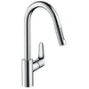 Image de Mitigeur évier bec C avec douchette extractible FOCUS M41 - HANSGROHE - 31850000