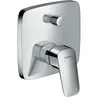 Image de Set de finition - hansgrohe - Logis - Chromé - Pour baignoire - Monotrou - Mural