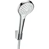 Image de Ensemble support mural et douchette Vario avec flexible de douche 160 cm blanc/chromé - 26411400