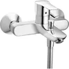 Image de Mitigeur mécanique bain/douche MySport - HANSGROHE - Chromé - Cartouche céramique - Economie deau