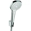 Image de hansgrohe Porter Set Croma Select E 110 ensemble support mural avec douchette Vario et flexible de douche 160m Blanc/Chromé 264134