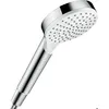 Image de Pommeau de douche HANSGROHE Crometta Ecosmart+ blanc/chromé