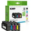 Image de Kmp H100v Cartouche D'encre Noir, Cyan, Magenta, Jaune