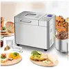 Image de Unold machine à pain back meister acier, 550 w, 750 1000 g poids, revêtement céramique à pain 68456 Backmeister Edel
