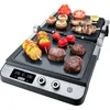 Image de Grill de contact STEBA FG120 - 1800 W - Surface de cuisson antiadhésive - Inox et noir