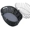 Image de Panier avant pour vélo - TRIXIE - 50 × 41 × 35 cm - Noir - Grille de protection - Pour chien
