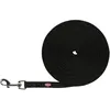 Image de Laisse de suivi pour chien - Trixie - 10 m - Caoutchoutée - Boucle pratique - Noir