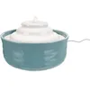 Image de Fontaine à eau - TRIXIE - Vital Falls - Céramique - 1 5 L - ø 22 x 13 cm - Pétrole / Blanc