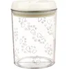 Image de TRIXIE Boîte snack plastique - 1 5 L - ø12x17 5 cm - Transparent et blanc - Pour chien chat et lapin