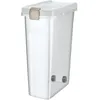 Image de TRIXIE Baril de nourriture - 15 L - 22 × 41 × 33 cm - Transparent et blanc - Pour chien