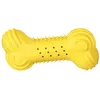 Image de TRIXIE Os rafraîchissant en caoutchouc naturel - 11 cm - Jaune bleu ou rouge - Pour chien