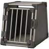 Image de TRIXIE Box de transport - Aluminium - M : 55 x 61 x 74 cm - Gris graphite - Pour chien