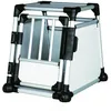 Image de Box de transport - TRIXIE - Aluminium - 48x57x64 cm - Gris/Noir - Pour chien