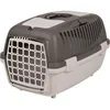 Image de TRIXIE Box de transport Capri 2 - XS-S : 37x34x55 cm - Gris clair et gris foncé - Pour chien et chat