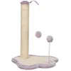 Image de Patte griffoir TRIXIE Junior - Avec poteau - 50 cm - Natural et mauve