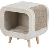 Image de Abri douillet - TRIXIE - Alicia - Pieds en bois - 48 x 48 x 38 cm - Gris / Gris moucheté