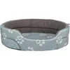 Image de Panier pour chien ovale Trixie Jimmy Look - gris clair/gris foncé - Gris - 45×35 cm