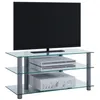 Image de NETASA meuble tv hifi video commode rangement verre