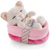 Image de Peluche Animal Endormi - Leopard Rose