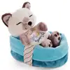 Image de Peluche Animal Endormi - Chat Siamois