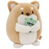 Image de Peluche Chien Hiro Avec Bubble Tea
