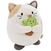 Image de Chat En Peluche Angy 27 Cm Avec Cactus