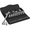 Image de Jeu de clés à douille Wera Zyklop Metal 8100 SA 8 métrique 1/4 (6.3 mm) 28 pièces 1173672