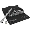 Image de Wera Zyklop Metal 8100 SC 8 Jeu de clés à douille métrique 1/2 (12.5 mm) 28 pièces 05004078001