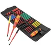 Image de Tournevis porte-embouts Wera 05006617001 VDE 26 pièces cruciforme Phillips vis Pozidriv TORX 6 pans intérieurs vis