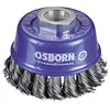 Image de OSBORN - Brosse coupe fil acier torsadé avec filetage ou alésage pour meuleuses dangle. Diamètre 65mm - 6081510002