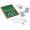 Image de Coffret jeux de cartes et de dés - GOKI - GOLLNEST & KIESEL - 5 dés - 2 jeux de 54 cartes - Bois