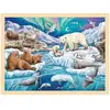 Image de Puzzle En Bois Goki Polar Night - 96 Pièces Pour Enfants