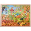 Image de Goki Puzzle En Bois Animaux Du Jardin - Jouet Éducatif 96 Pièces