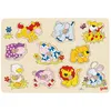 Image de Goki Wooden Studs Jigsaw Animals Baby