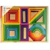 Image de Jeu De Construction Goki Arc En Ciel 32x24x3 Cm 38 Pièces Multicolor Bois