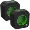 Image de Prise programmable - ANSMANN - AES1 - 2 prises - 2500W - Compte à rebours - Noir