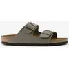 Image de Sandales Birkenstock Arizona Birkibuc Regular gris taupe - 43