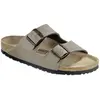 Image de Sandales Birkenstock Arizona Birko-Flor Nubuck gris - 39